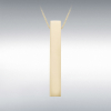 9ct Gold Vertical Rectangular Cuboid Bar Slider Pendant Necklace Thumbnail