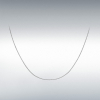 9ct White Gold Diamond Cut Curb Chain Link 20" Necklace Thumbnail