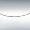 9ct White Gold Diamond Cut Curb Chain Link 20" Necklace Thumbnail