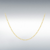 9ct Yellow Gold Figaro Chain Link 20" Necklace Thumbnail