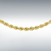 9ct Yellow Gold Rope Chain Link 18" Necklace Thumbnail