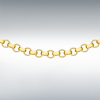 9ct Yellow Gold Round Belcher Chain Link 20" Necklace Thumbnail