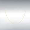 9ct Yellow Gold Venetian Box Chain Link 16" Necklace Thumbnail