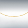 9ct Yellow Gold Venetian Box Chain Link 16" Necklace Thumbnail