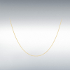 9ct Yellow Gold Venetian Box Chain Link 18" Necklace Thumbnail