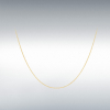 9ct Yellow Gold Venetian Box Chain Link 20" Necklace Thumbnail