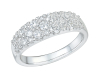 Platinum Graduated Diamond Set 1.28ct Dress Ring Thumbnail
