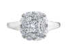 Platinum Multi-Cut Diamond Set 1.08ct Fancy Cluster Dress Ring Thumbnail