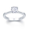 Platinum Solitaire 4 Claw Set 0.30ct Single Stone Diamond Ring Thumbnail