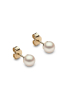 YOKO London 18ct Gold 5mm Cultured Freshwater Pearl Stud Earrings Thumbnail