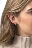 YOKO London Eclipse Blush 18ct White Gold, Pearl & Diamond Set Hoop Earrings Thumbnail