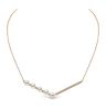 YOKO London Trend 18ct Gold, Pearl & Diamond Set Necklace Thumbnail