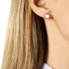 YOKO London Trend 18ct Rose Gold, Pearl & Diamond Set Stud Earrings Thumbnail