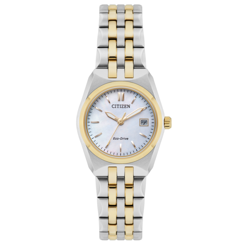 Citizen Eco-Drive WR100 Mother of Pearl Dial Two Tone Womens Watch  EW2296-58D - Citizen - Ladies Watches | TB Mitchell